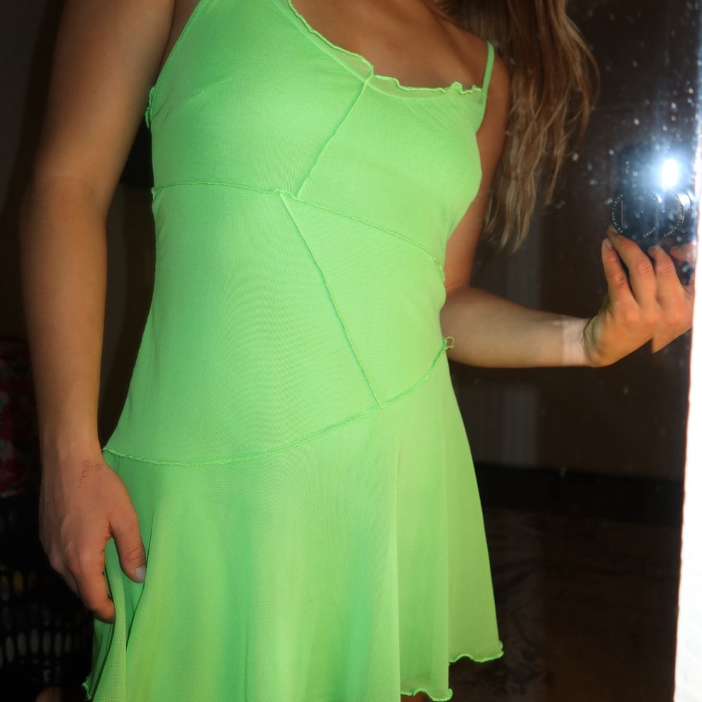 Forever 21 Bright Green Dress